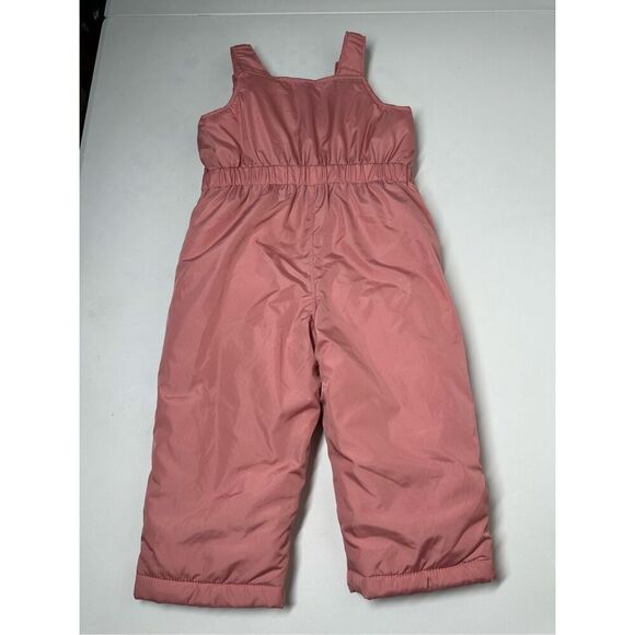 Old Navy Water-Resistant Snow Bib for Toddler Girls Pink Size 2T - Picture 8 of 9
